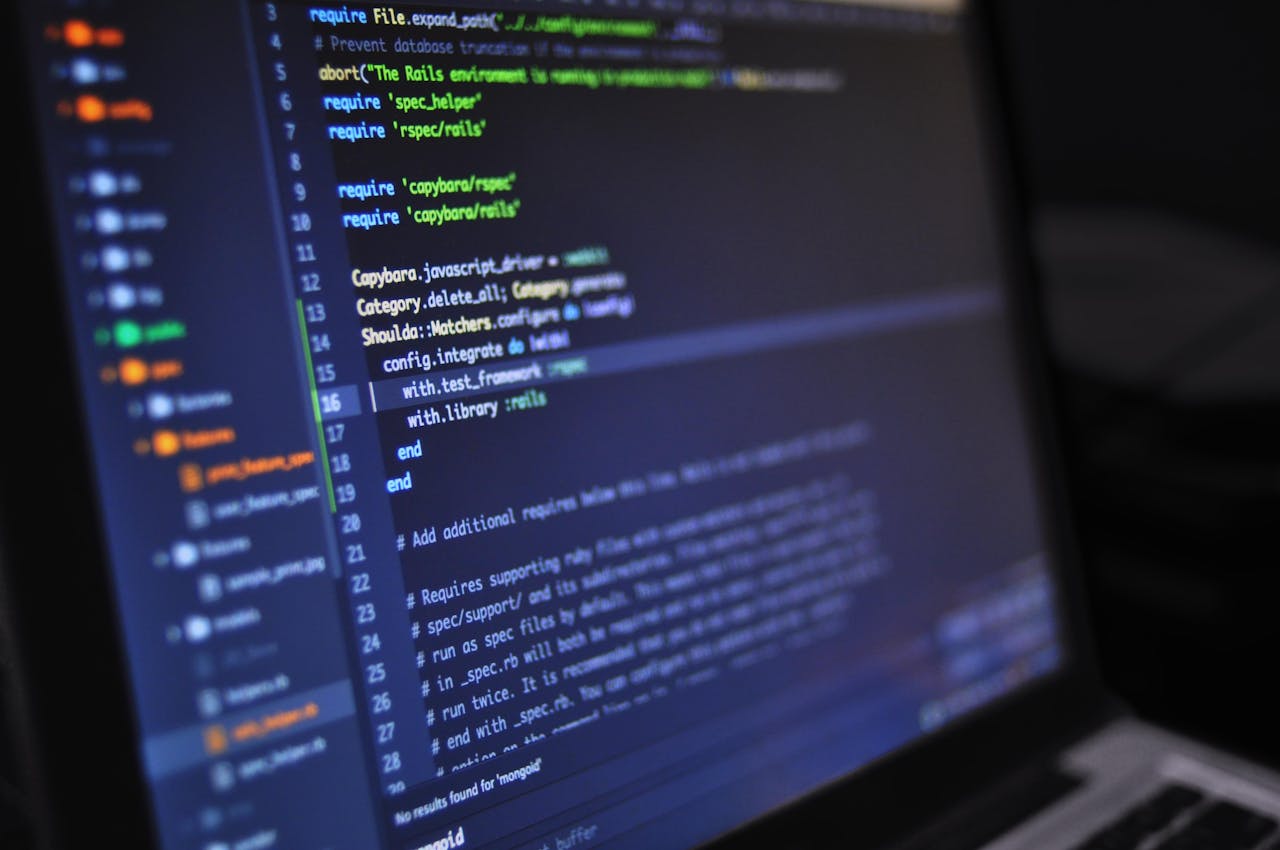 The Art of Drawing Readers In: Your attractive post title goes here Close-up of a computer screen displaying programming code in a dark environment.
